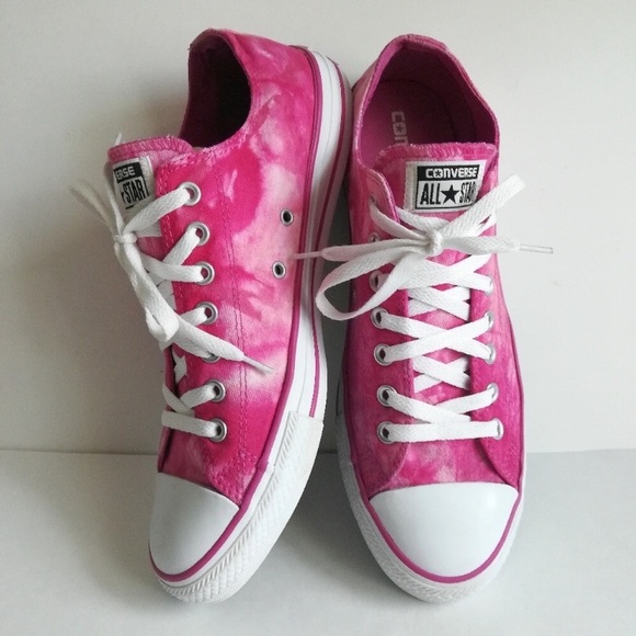 pink tie dye converse